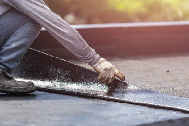 Waterproofing specialist at work in Linden, Linden, MI